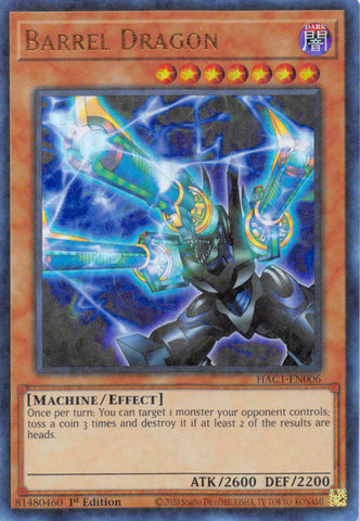 Barrel Dragon (Duel Terminal) [HAC1-EN006] Parallel Rare Yu-Gi-Oh!