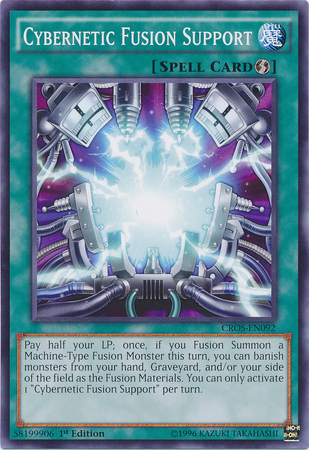Cybernetic Fusion Support [CROS-EN092] Common Yu-Gi-Oh!