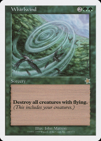 Whirlwind [Starter 1999] Magic: The Gathering