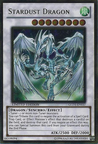 Stardust Dragon [GLD3-EN037] Gold Rare Yu-Gi-Oh!