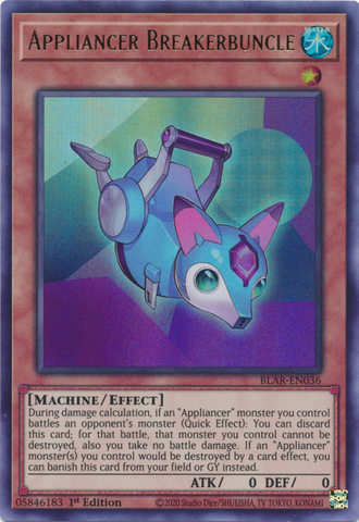 Appliancer Breakerbuncle [BLAR-EN036] Ultra Rare Yu-Gi-Oh!