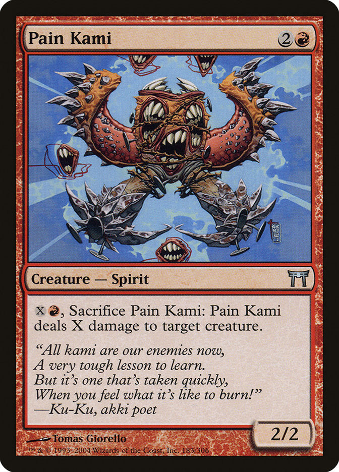 Pain Kami [Champions of Kamigawa] Magic: The Gathering