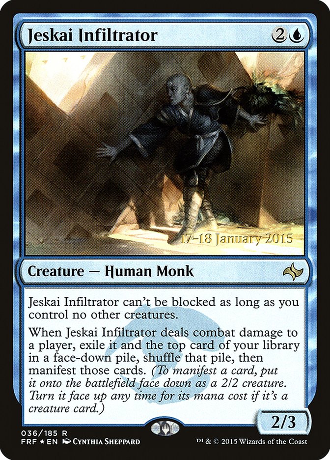 Jeskai Infiltrator [Fate Reforged Prerelease Promos] Magic: The Gathering