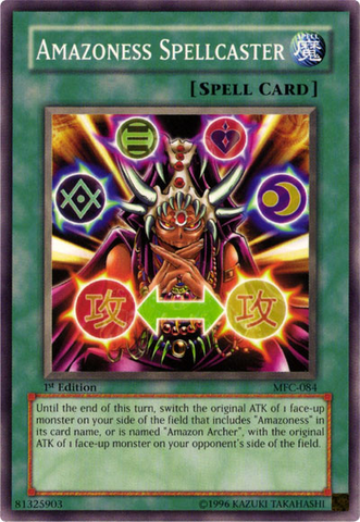 Amazoness Spellcaster [MFC-084] Common Yu-Gi-Oh!