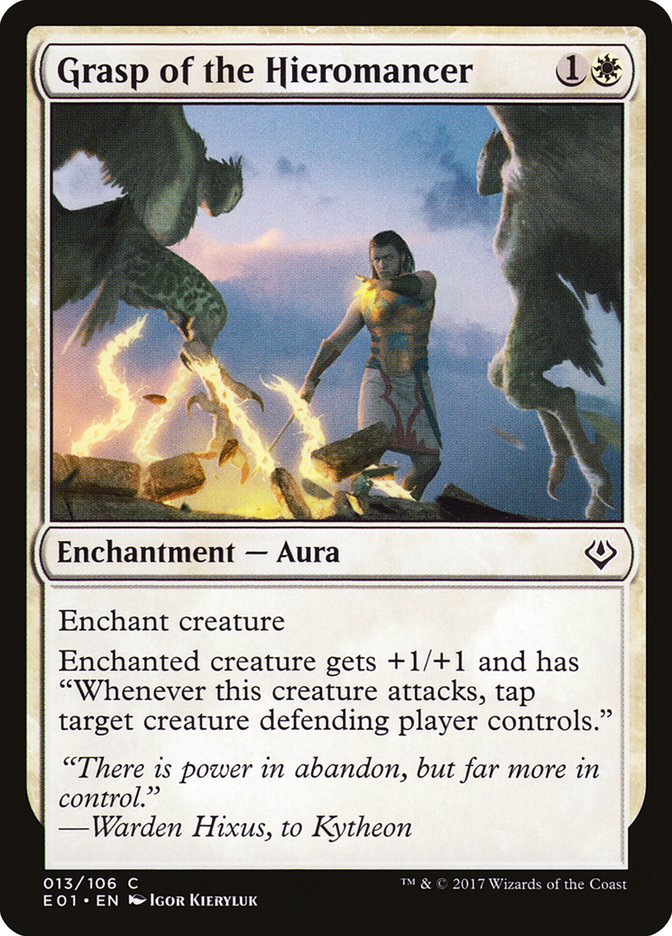 Grasp of the Hieromancer [Archenemy: Nicol Bolas] Magic: The Gathering