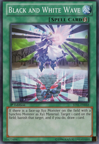Black and White Wave [JOTL-EN068] Common Yu-Gi-Oh!
