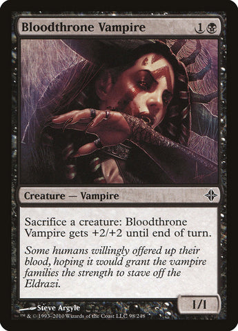 Bloodthrone Vampire [Rise of the Eldrazi] Magic: The Gathering