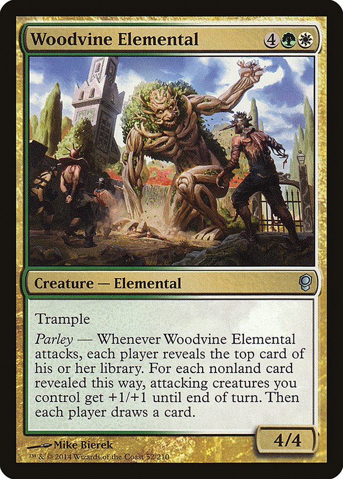 Woodvine Elemental [Conspiracy] Magic: The Gathering