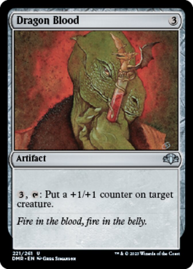 Dragon Blood [Dominaria Remastered] Magic: The Gathering
