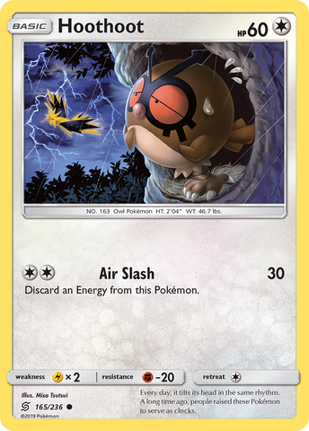 Hoothoot (165/236) [Sun & Moon: Unified Minds] Pokémon