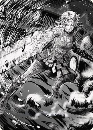 Nahiri, the Unforgiving 2 Art Card [Phyrexia: All Will Be One Art Series] Magic: The Gathering