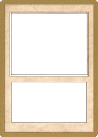 2002 World Championship Blank Card [World Championship Decks 2002] Magic: The Gathering
