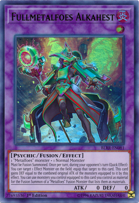 Fullmetalfoes Alkahest [BLRR-EN081] Ultra Rare Yu-Gi-Oh!