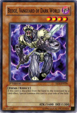 Beiige, Vanguard of Dark World [EEN-EN020] Common Yu-Gi-Oh!