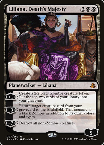 Liliana, Death's Majesty [Amonkhet] Magic: The Gathering