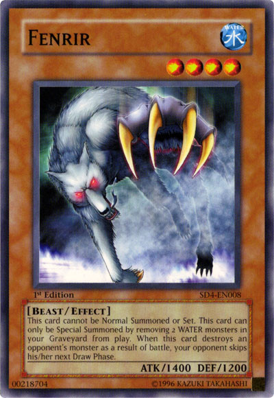 Fenrir [SD4-EN008] Common Yu-Gi-Oh!