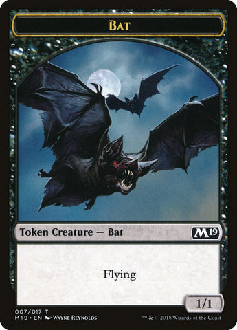 Bat Token [Core Set 2019 Tokens] Magic: The Gathering