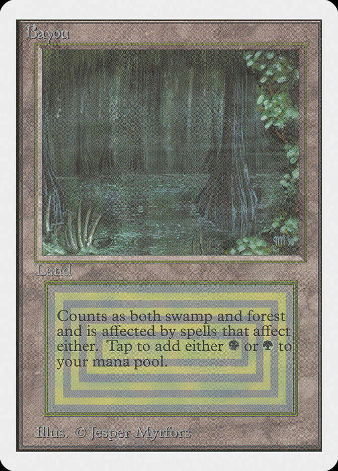 Bayou [Unlimited Edition] Magic: The Gathering