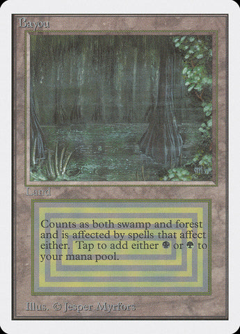 Bayou [Unlimited Edition] Magic: The Gathering