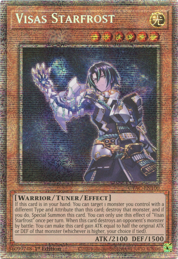 Visas Starfrost [CYAC-EN100] Starlight Rare Yu-Gi-Oh!