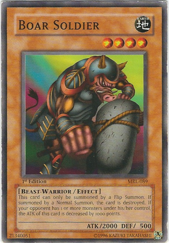 Boar Soldier [MRL-089] Common Yu-Gi-Oh!