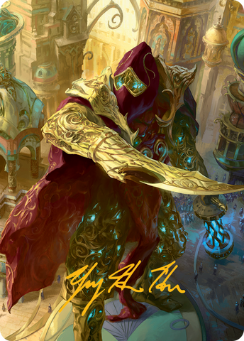 Baral, Chief of Compliance Art Card (Gold-Stamped Signature) [March of the Machine Art Series] Magic: The Gathering