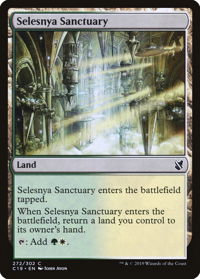 Selesnya Sanctuary [Commander 2019] Magic: The Gathering