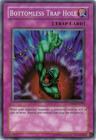 Bottomless Trap Hole [CP04-EN003] Super Rare Yu-Gi-Oh!