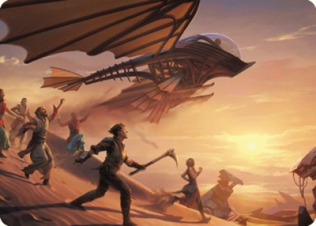 Take Flight Art Card [The Brothers' War Art Series] Magic: The Gathering