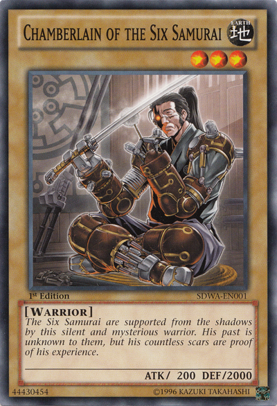 Chamberlain of the Six Samurai [SDWA-EN001] Common Yu-Gi-Oh!