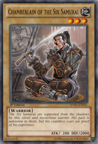 Chamberlain of the Six Samurai [SDWA-EN001] Common Yu-Gi-Oh!