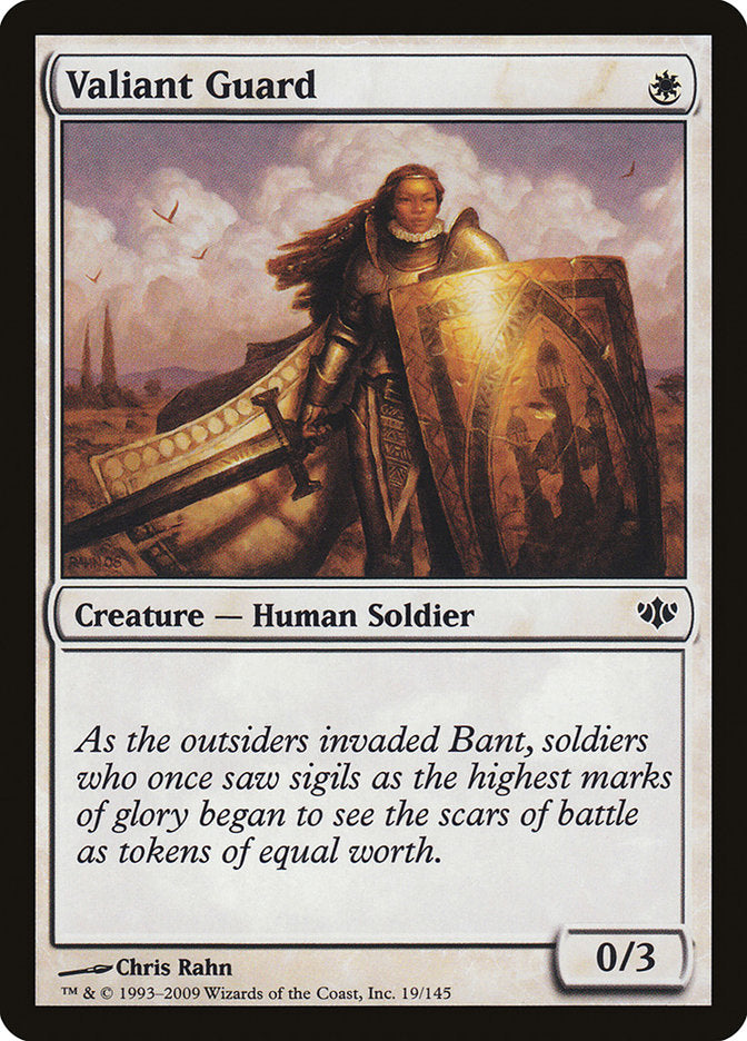 Valiant Guard [Conflux] Magic: The Gathering