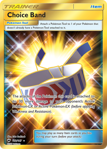 Choice Band (162/147) [Sun & Moon: Burning Shadows] Pokémon