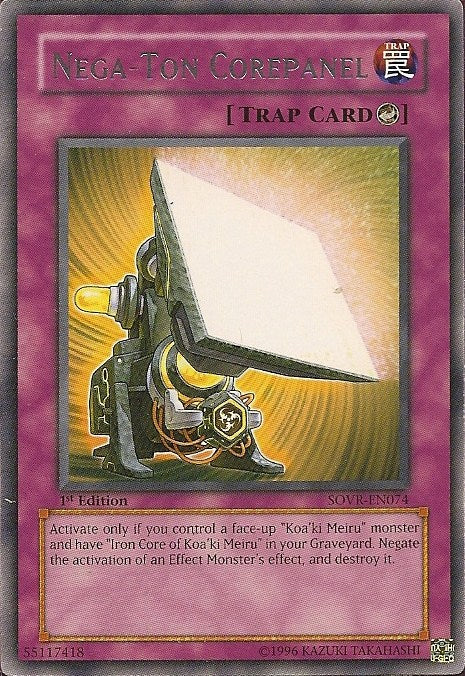 Nega-Ton Corepanel [SOVR-EN074] Rare Yu-Gi-Oh!