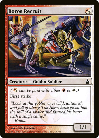 Boros Recruit [Ravnica: City of Guilds] Magic: The Gathering