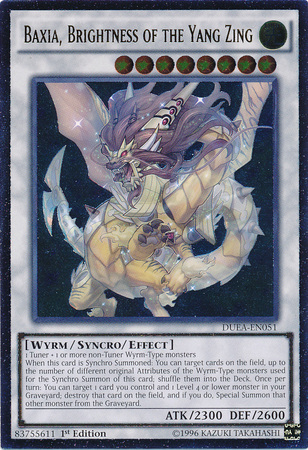 Baxia, Brightness of the Yang Zing (UTR) [DUEA-EN051] Ultimate Rare Yu-Gi-Oh!