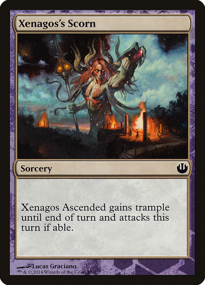 Xenagos's Scorn [Journey into Nyx Defeat a God] Magic: The Gathering