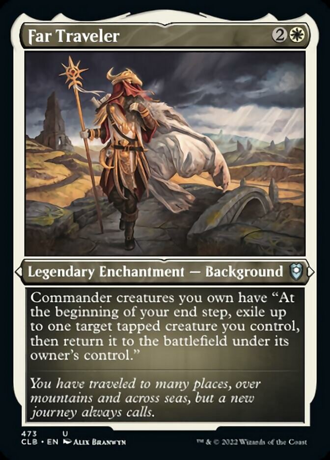 Far Traveler (Foil Etched) [Commander Legends: Battle for Baldur's Gate] Magic: The Gathering