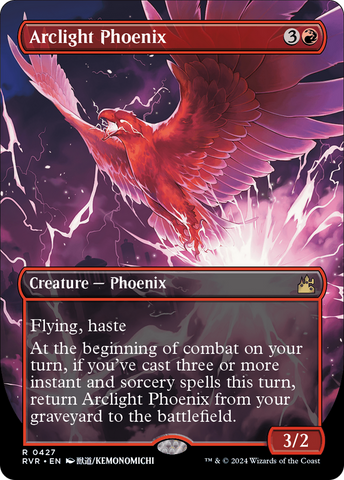 Arclight Phoenix (Anime Borderless) [Ravnica Remastered] Magic: The Gathering