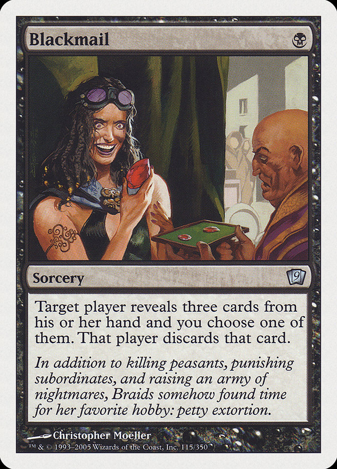 Blackmail [Ninth Edition] Magic: The Gathering