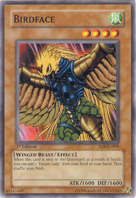 Birdface [SD8-EN009] Common Yu-Gi-Oh!