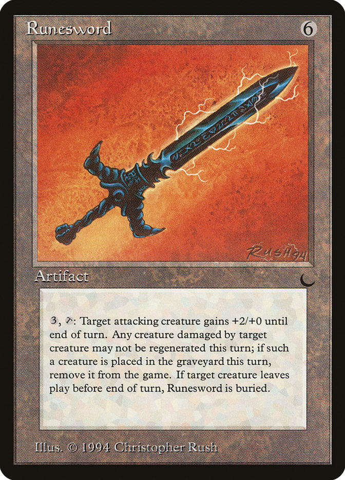 Runesword [The Dark] Magic: The Gathering