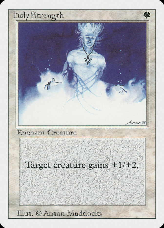 Holy Strength [Revised Edition] Magic: The Gathering