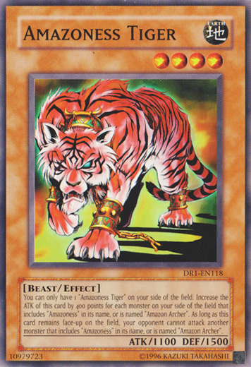 Amazoness Tiger [DR1-EN118] Common Yu-Gi-Oh!