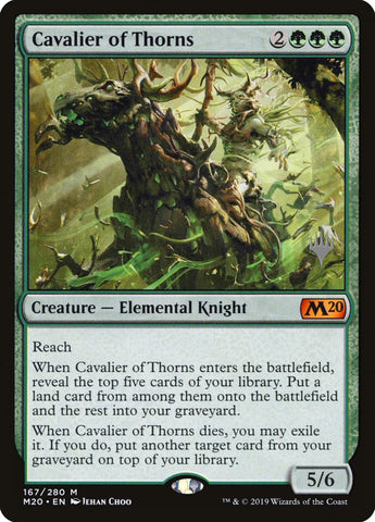 Cavalier of Thorns (Promo Pack) [Core Set 2020 Promos] Magic: The Gathering