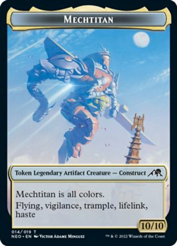 Mechtitan Token [Kamigawa: Neon Dynasty Tokens] Magic: The Gathering