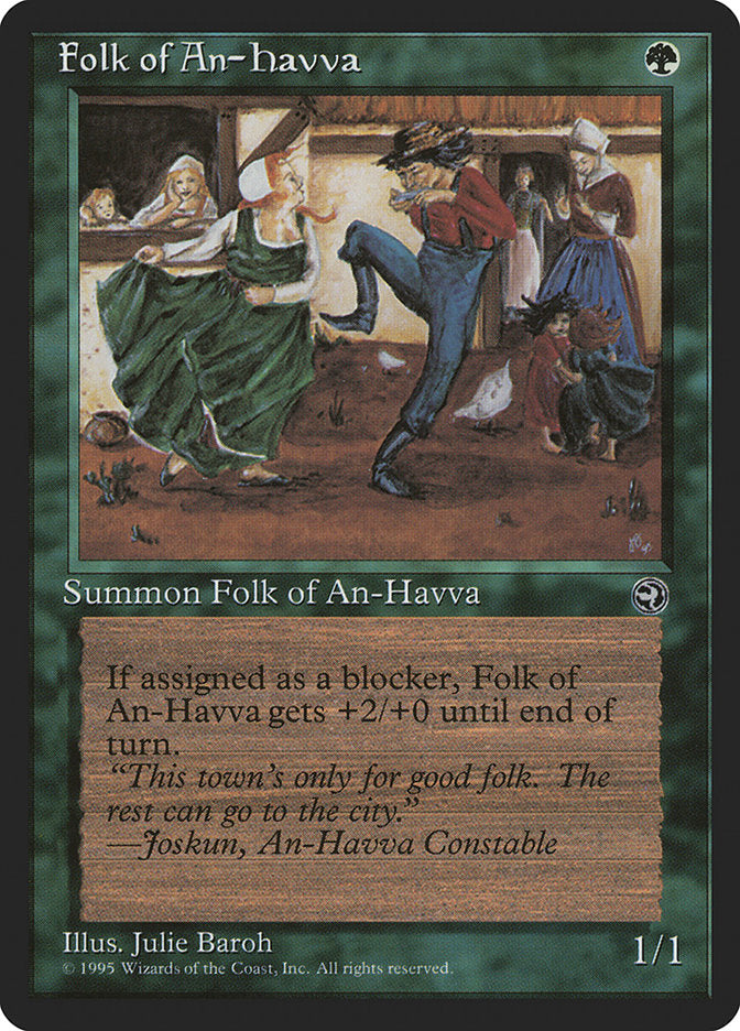 Folk of An-Havva (Joskun Flavor Text) [Homelands] Magic: The Gathering