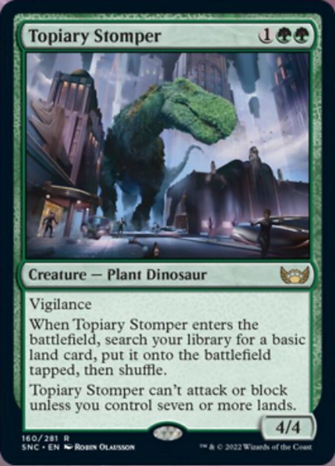 Topiary Stomper [Streets of New Capenna] Magic: The Gathering