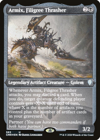Armix, Filigree Thrasher (Etched) [Commander Legends] Magic: The Gathering