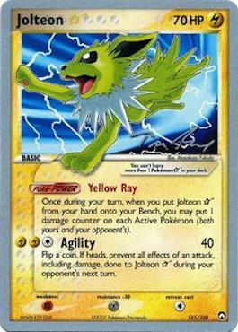 Jolteon Star (101/108) (Legendary Ascent - Tom Roos) [World Championships 2007] Pokémon